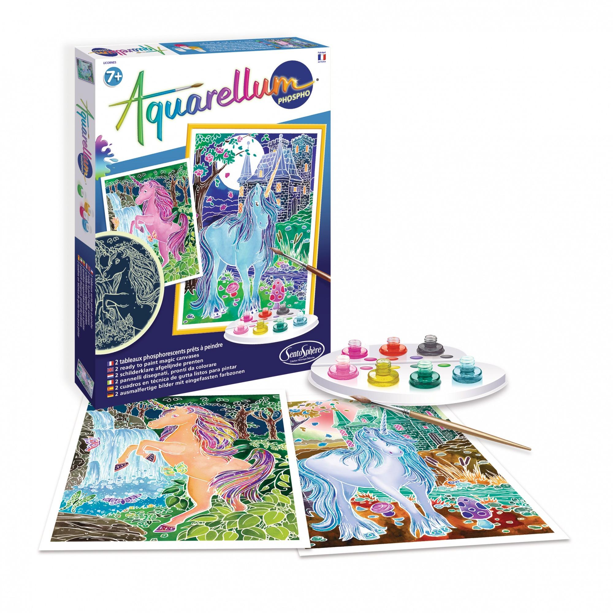 Image of Aquarellum Einhörner Multicolor