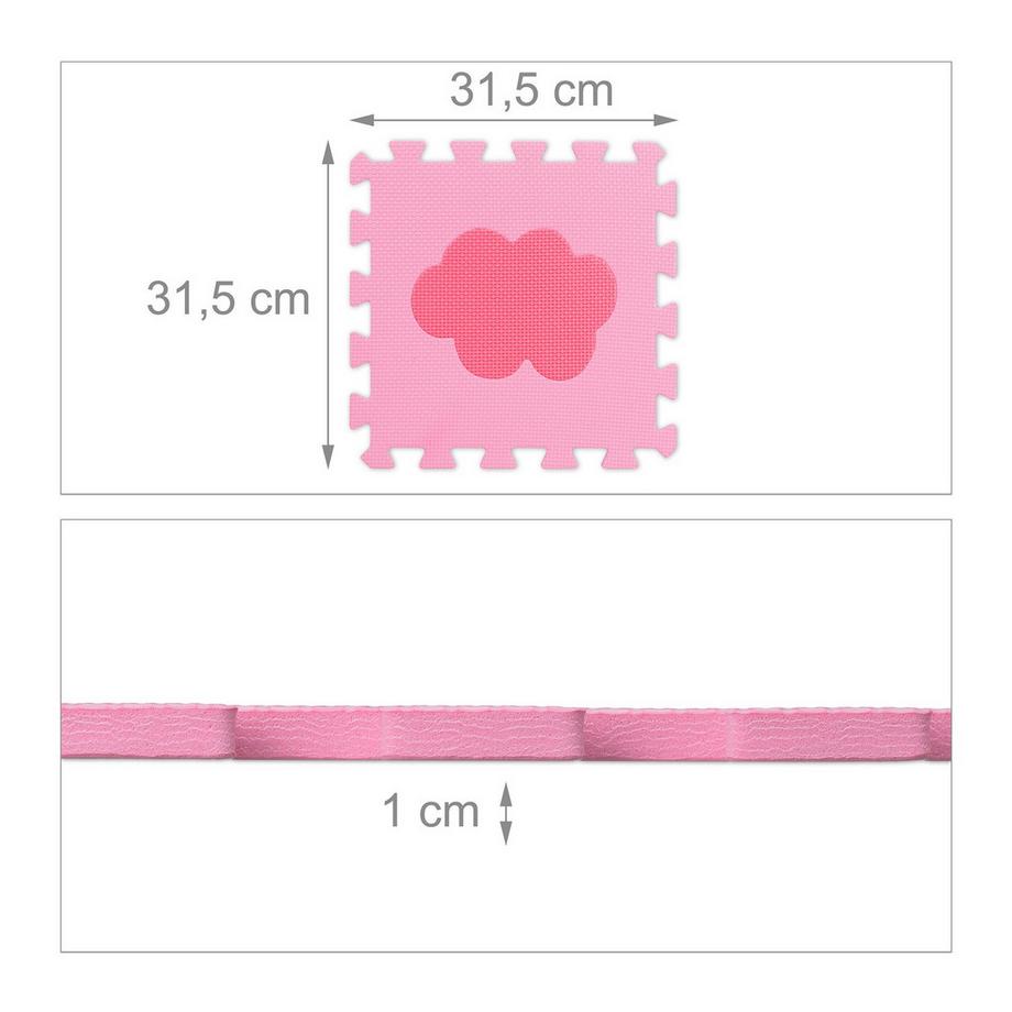 Northix Puzzle 3x3 puzzle mat puzzle con cornice  