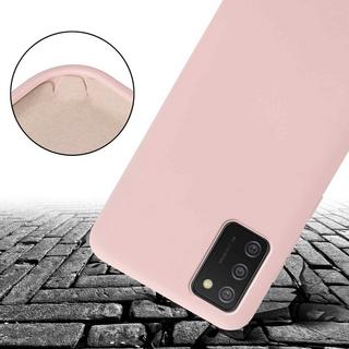 Cadorabo  Chaîne de téléphone portable compatible avec Samsung Galaxy A02s - Coque de protection en silicone avec cordelette réglable 