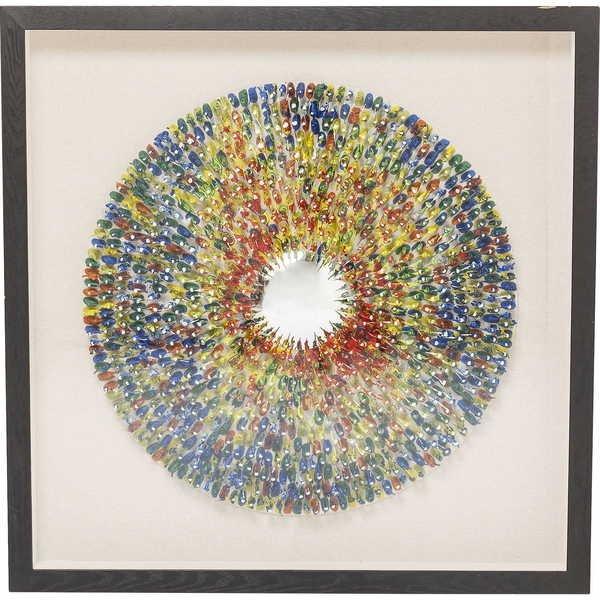 Image of Deko Rahmen Colour Explosion 120x120cm Deko Rahmen Colour Explosion 120x120cm