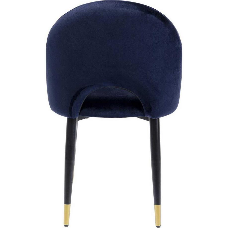 mutoni Chaise Iris Velvet Bleu (lot de 2)  