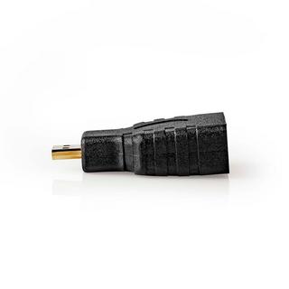 Nedis  Adattatore HDMI™ | Micro connettore HDMI™ | Uscita HDMI™ | Placcato oro | Dritto | ABS | Nero | 1 pz. | Scatola 