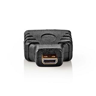 Nedis  Adattatore HDMI™ | Micro connettore HDMI™ | Uscita HDMI™ | Placcato oro | Dritto | ABS | Nero | 1 pz. | Scatola 