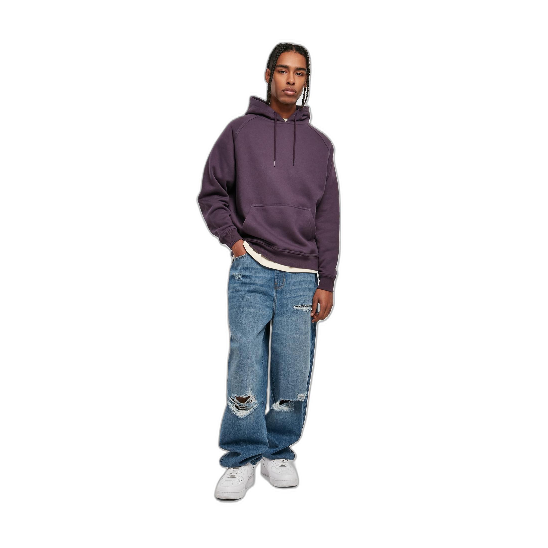 URBAN CLASSICS Blank Kapuzenpullover  