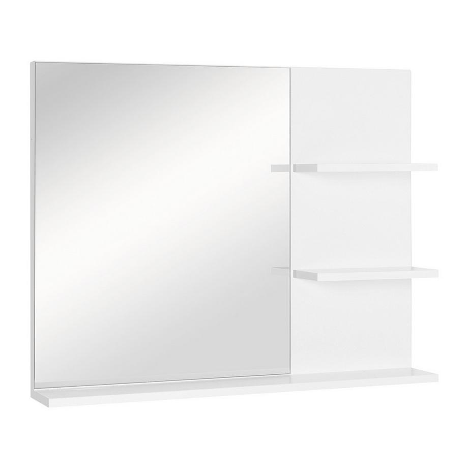 Kleankin Miroir de salle de bain avec 3 étagères  