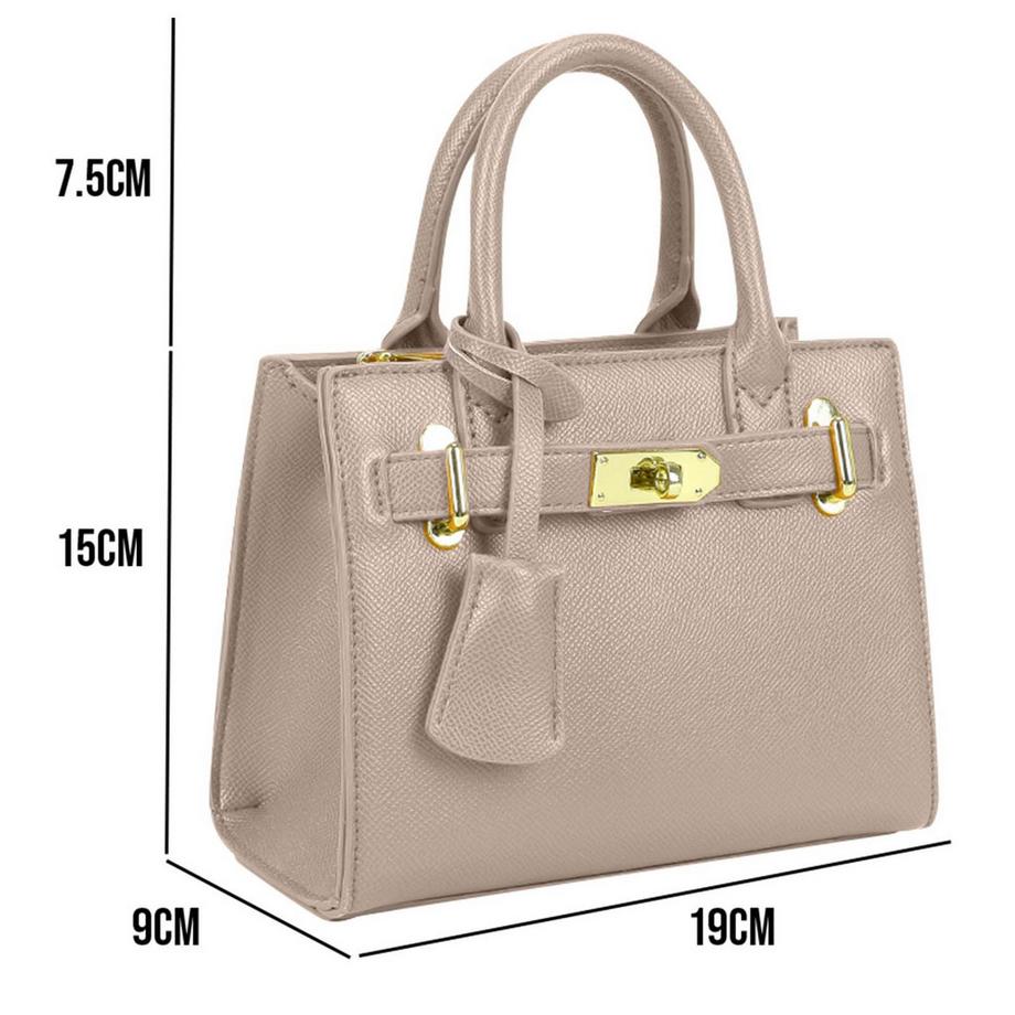 Gallantry Camélia Sac à Main Grainé  