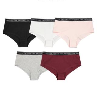 La Redoute Collections  Lot de 5 shorties unis en coton 