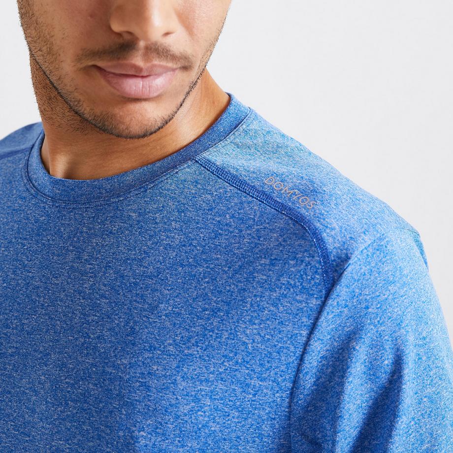 DOMYOS  Kurzarmshirt - T-Shirt  - 100meliert 