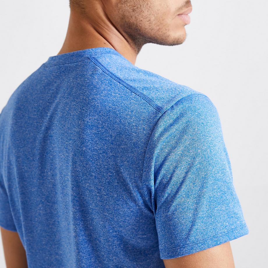 DOMYOS  Kurzarmshirt - T-Shirt  - 100meliert 