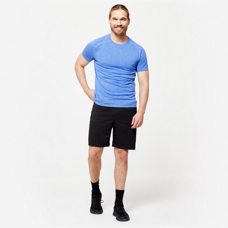 DOMYOS  Kurzarmshirt - T-Shirt  - 100meliert 