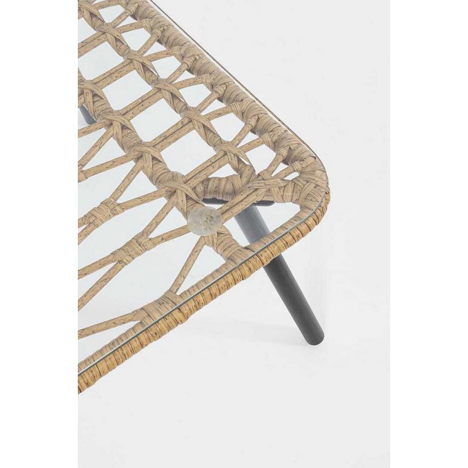 mutoni Ecklounge Burrel mit Kissen natur  