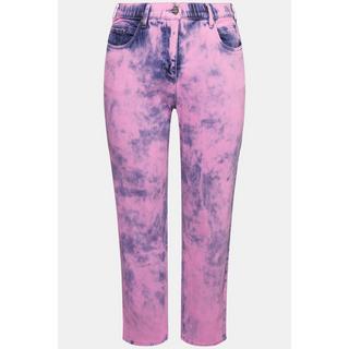 Ulla Popken  Jean Boyfriend 5 poches, matière stretch confortable, jambe large 