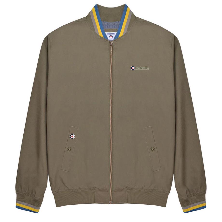Monkey Jacke Mit Kontrastfarbenen Streifen