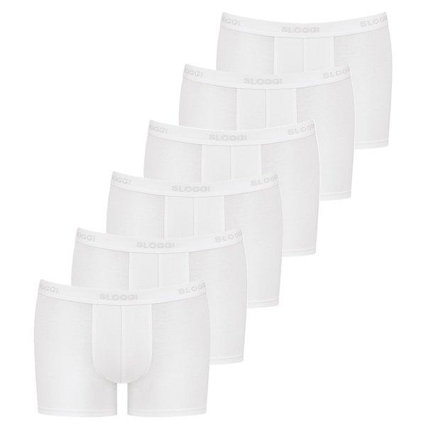 Image of 6er Pack 247 - Boxershorts - Pants - Unterhosen Herren Weiss S