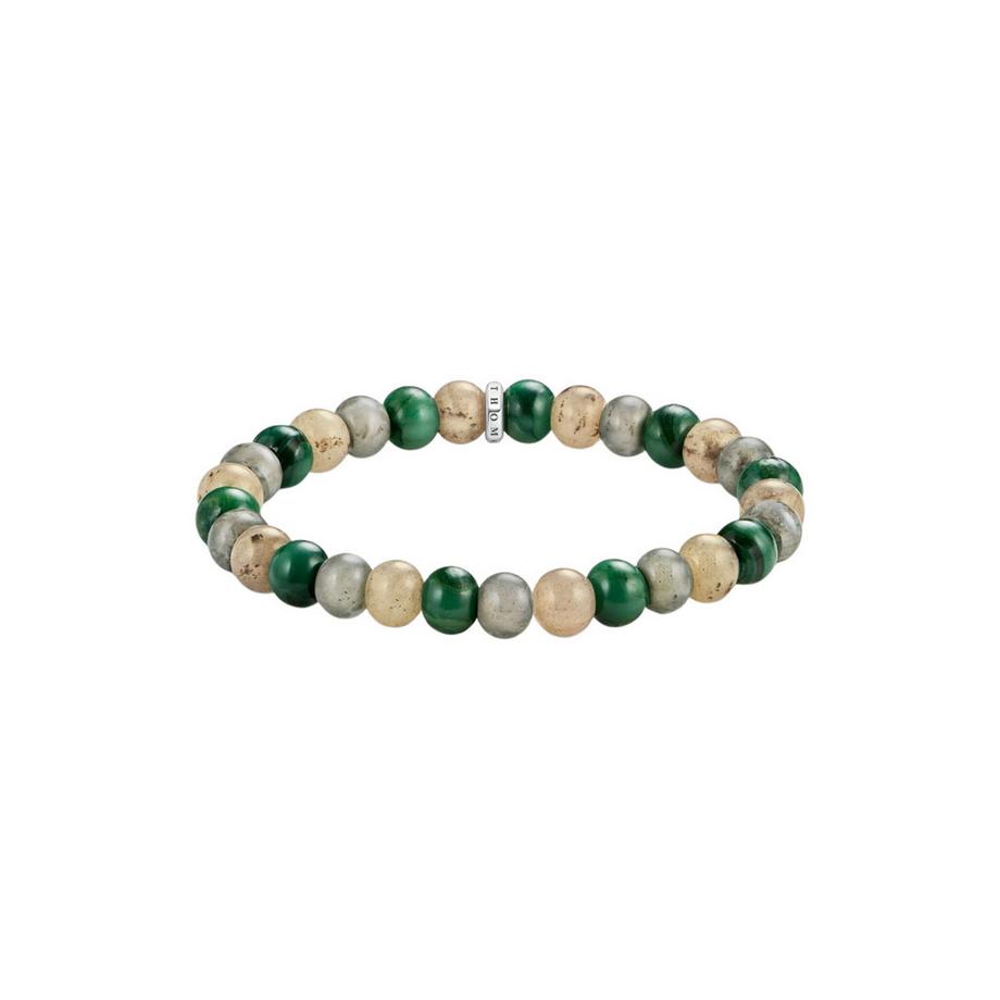 Armband mit Jaspis, Jade und LabradoritPerlen ()