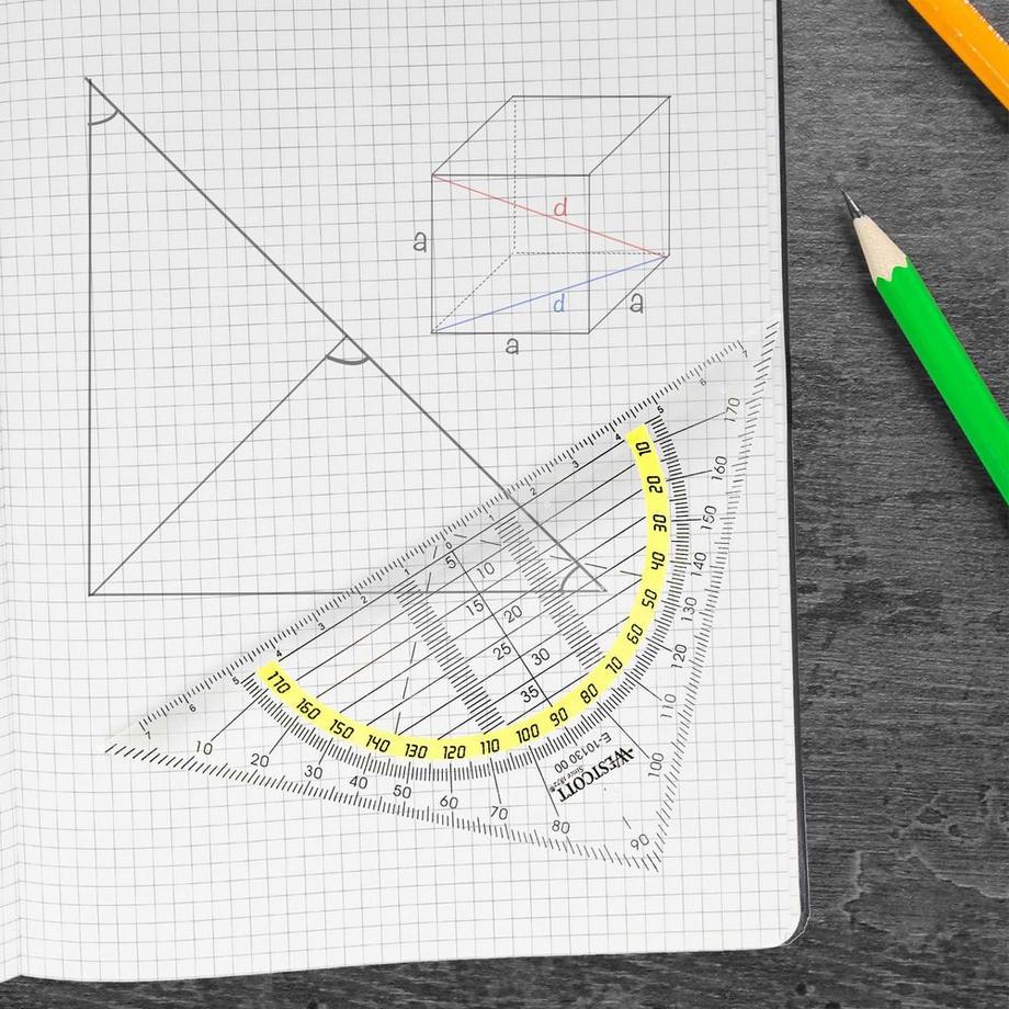 WESTCOTT  WESTCOTT Geodreieck 14cm E-1013000 Hypotenuse 