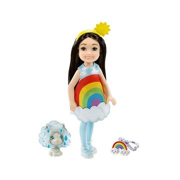 Chelsea Puppe im Regenbogen-Kostüm