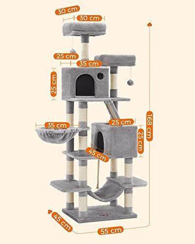Pricenet  Tiragraffi alto 168 cm con 5 livelli e molteplici aree gioco 