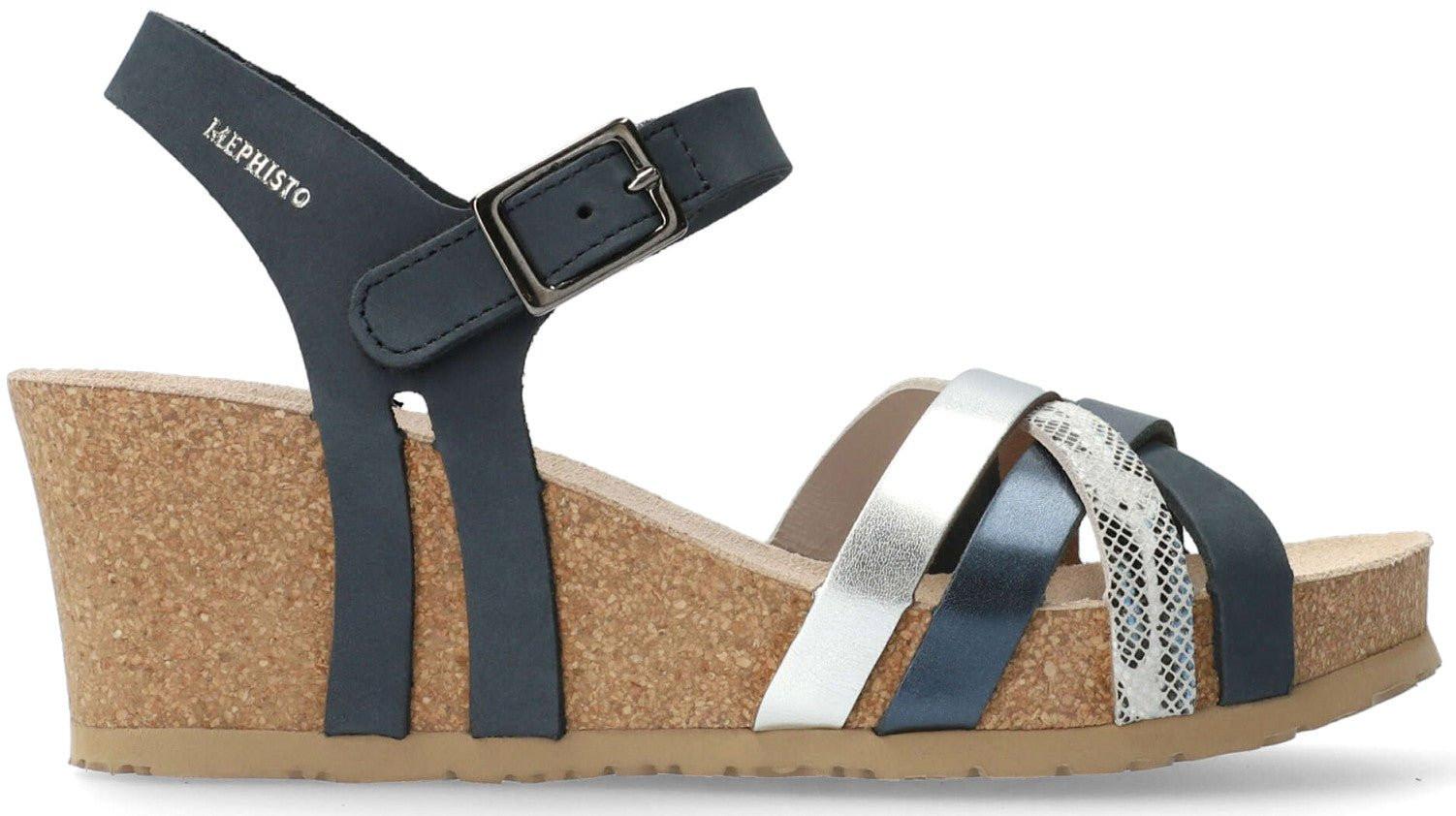 Image of Lanny - Nubuk Sandale Damen Blau 37