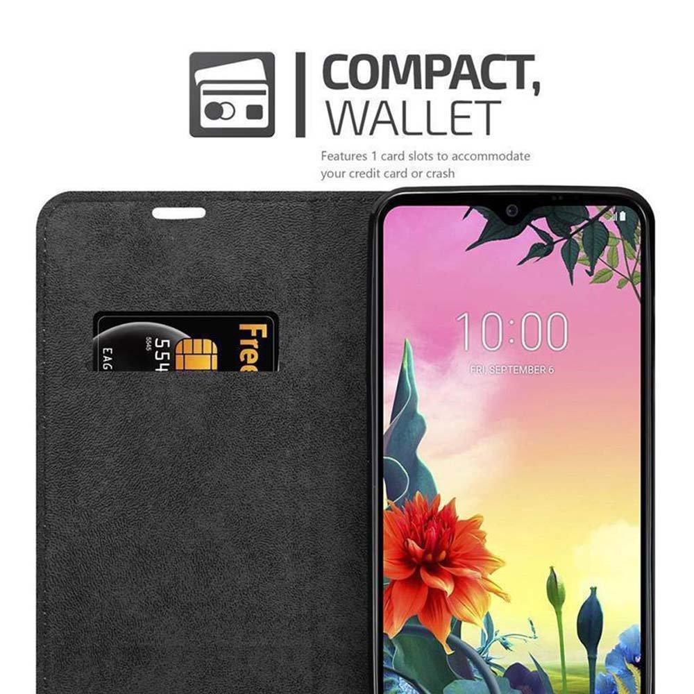 Cadorabo  Cadorabo Hülle kompatibel mit LG K50S - Schutzhülle mit Magnetverschluss, Standfunktion und Kartenfach 