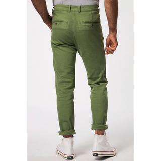 JP1880  Pantaloni chino con taglio speciale per l'addome, davanti liscio e gamba dritta, fino alla tg. 72 