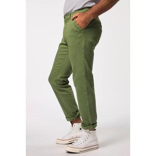 JP1880  Pantaloni chino con taglio speciale per l'addome, davanti liscio e gamba dritta, fino alla tg. 72 