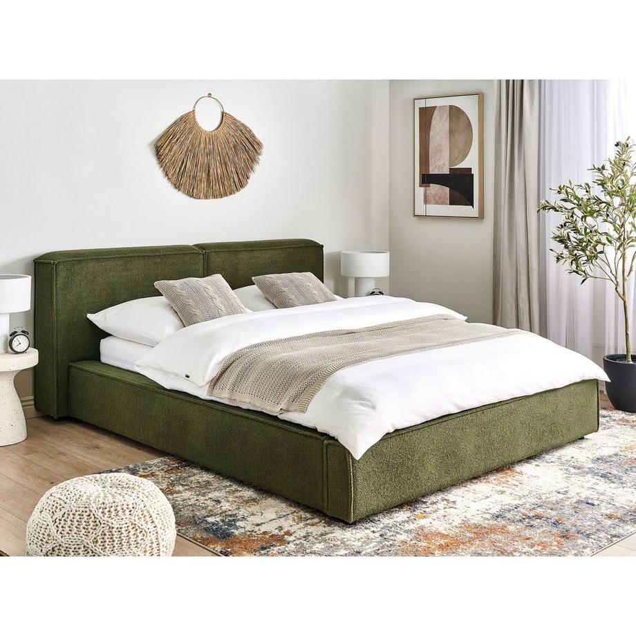 Beliani Letto ad acqua en Bouclé  LINARDS  