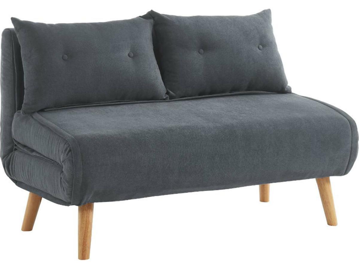 Vente-unique Schlafsofa 2Sitzer Stoff VALERIO  