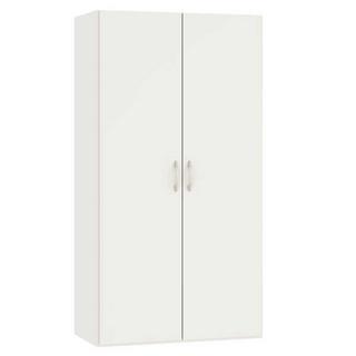 Jutzler Armoire à portes tournantes blanc crème 101,9 x 195  