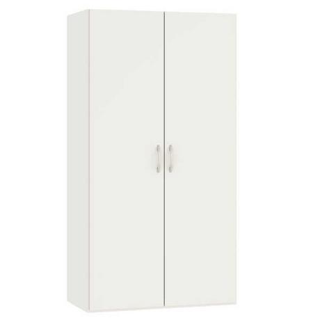 Jutzler Armoire à portes tournantes blanc crème 101,9 x 195  