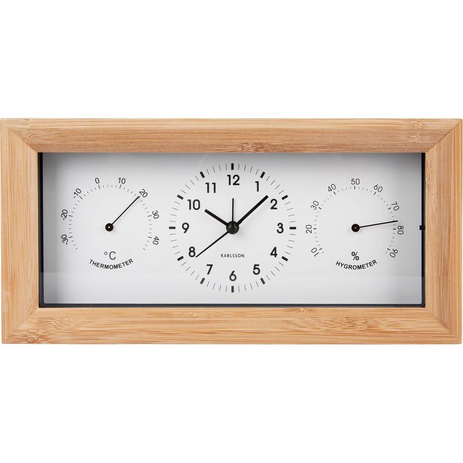 KARLSSON Klassischer Wecker Neat Rectangle  