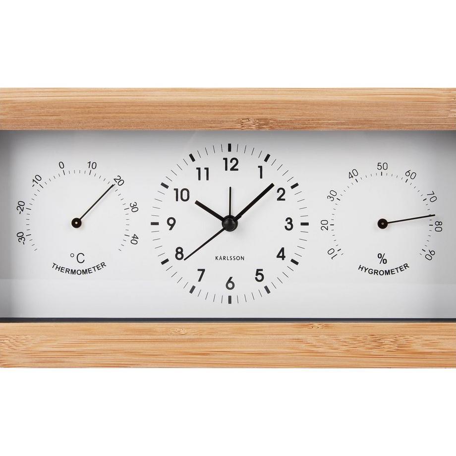 KARLSSON Klassischer Wecker Neat Rectangle  