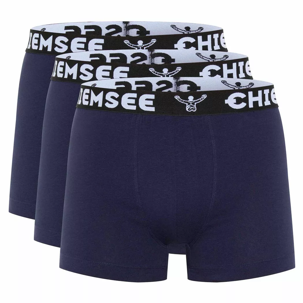 Chiemsee - Boxershort  3er Pack Figurbetont-Boxer Briefs, Regular Fit 3P, für Herren, Nachtblau, Größe 3XL