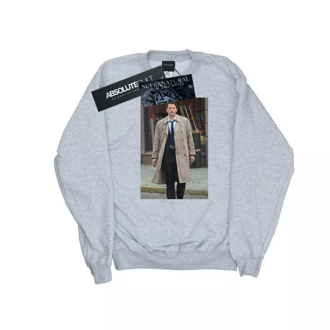 Supernatural - Sweatshirt, für Herren, Grau, Größe M