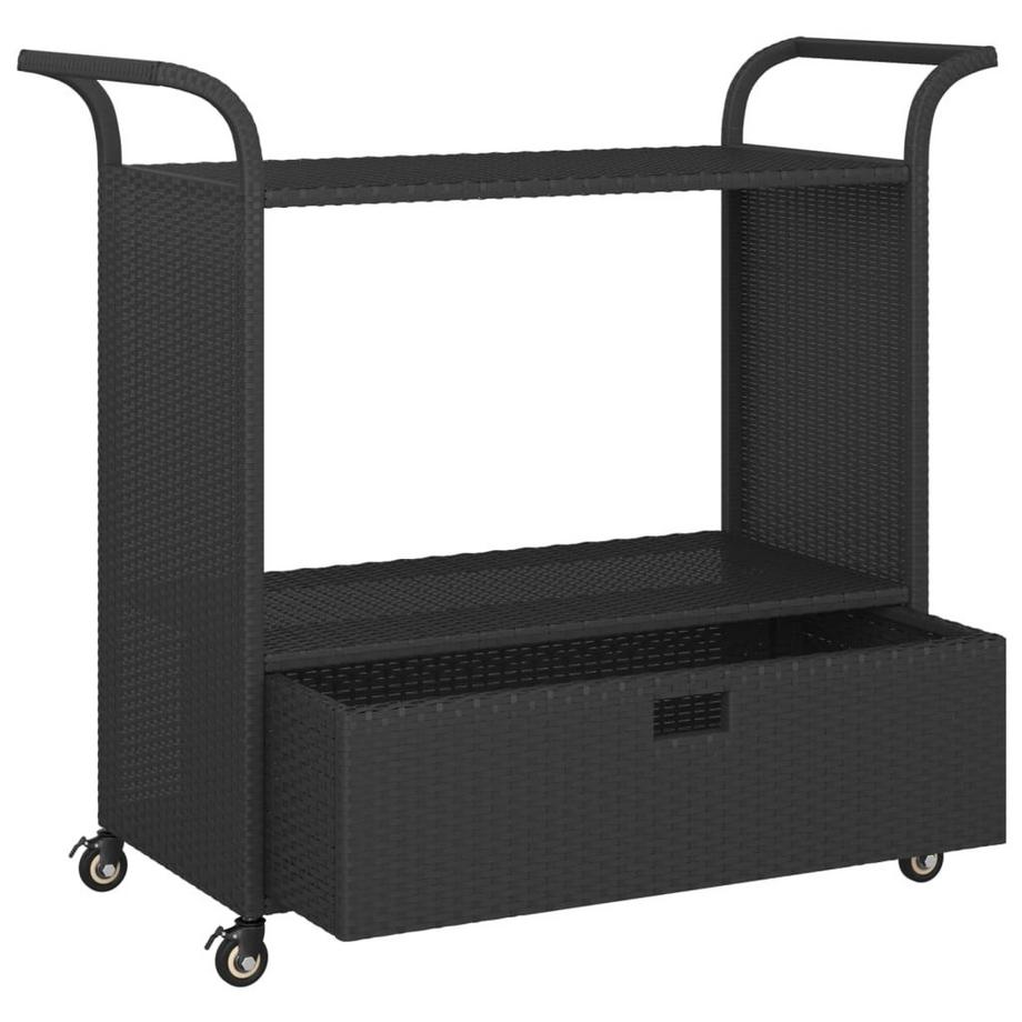 VidaXL Chariot de bar rotin  