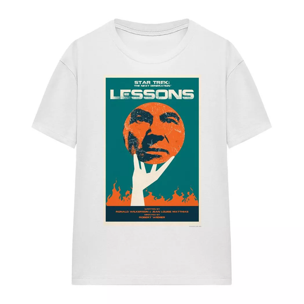 Star Trek - The Next Generation Season 6 Episode 19 TShirt, für Damen, Weiss, Größe L