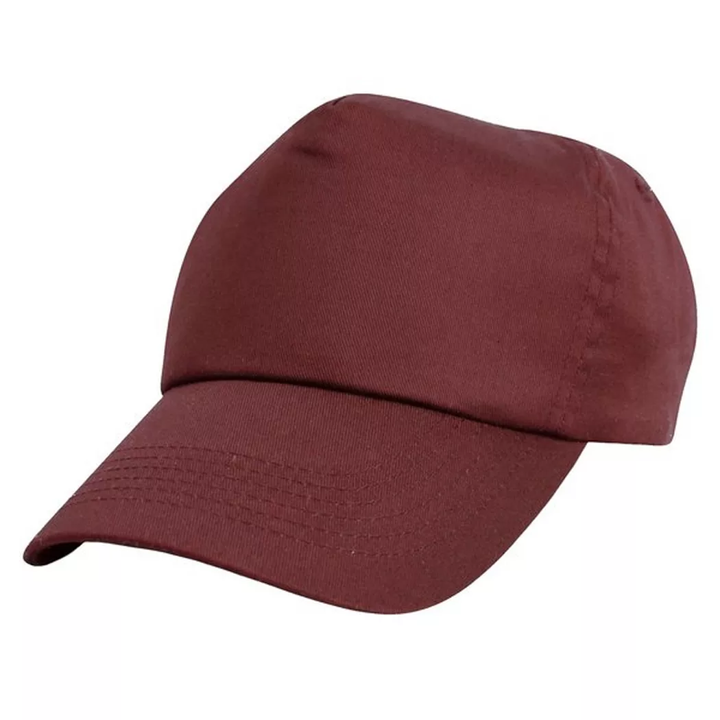 Result - Plain Basebll Cap (2er Pack), One Size, Weinrot