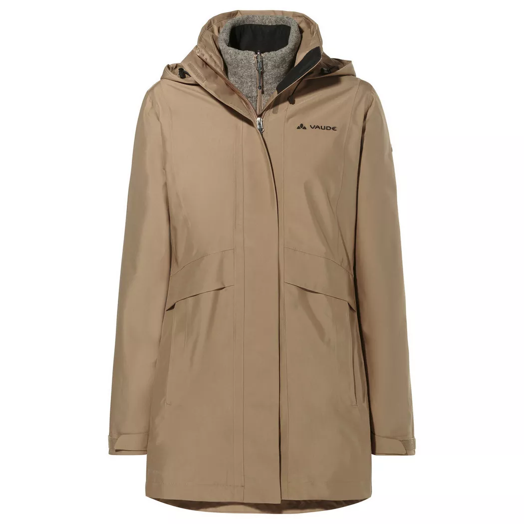 VAUDE - Idris 3in1 Parka IV, 42, Light Beige