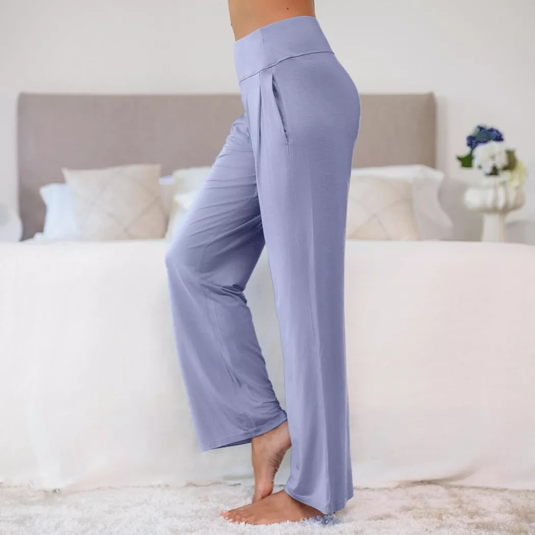 Dagsmejan - Balance Sleep Pants Women, für Damen, Gletscherblau, Größe L