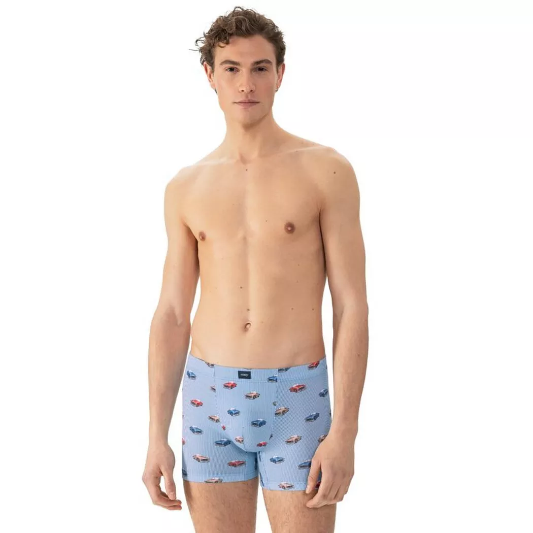 mey - Retro Car BoxerBrief, für Herren, Blau, Größe M