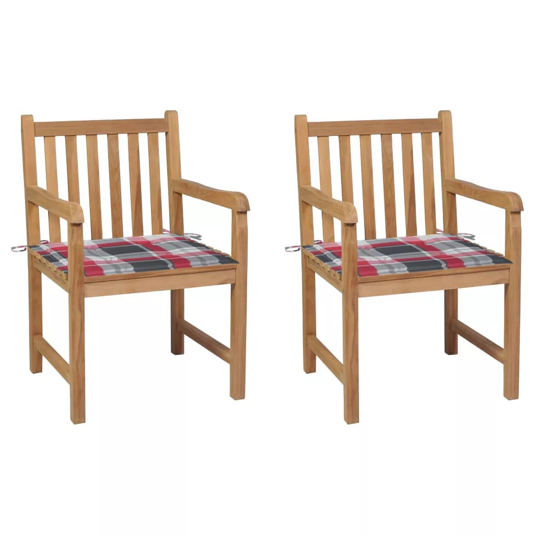 VidaXL - Gartenstuhl teak, One Size, Braun