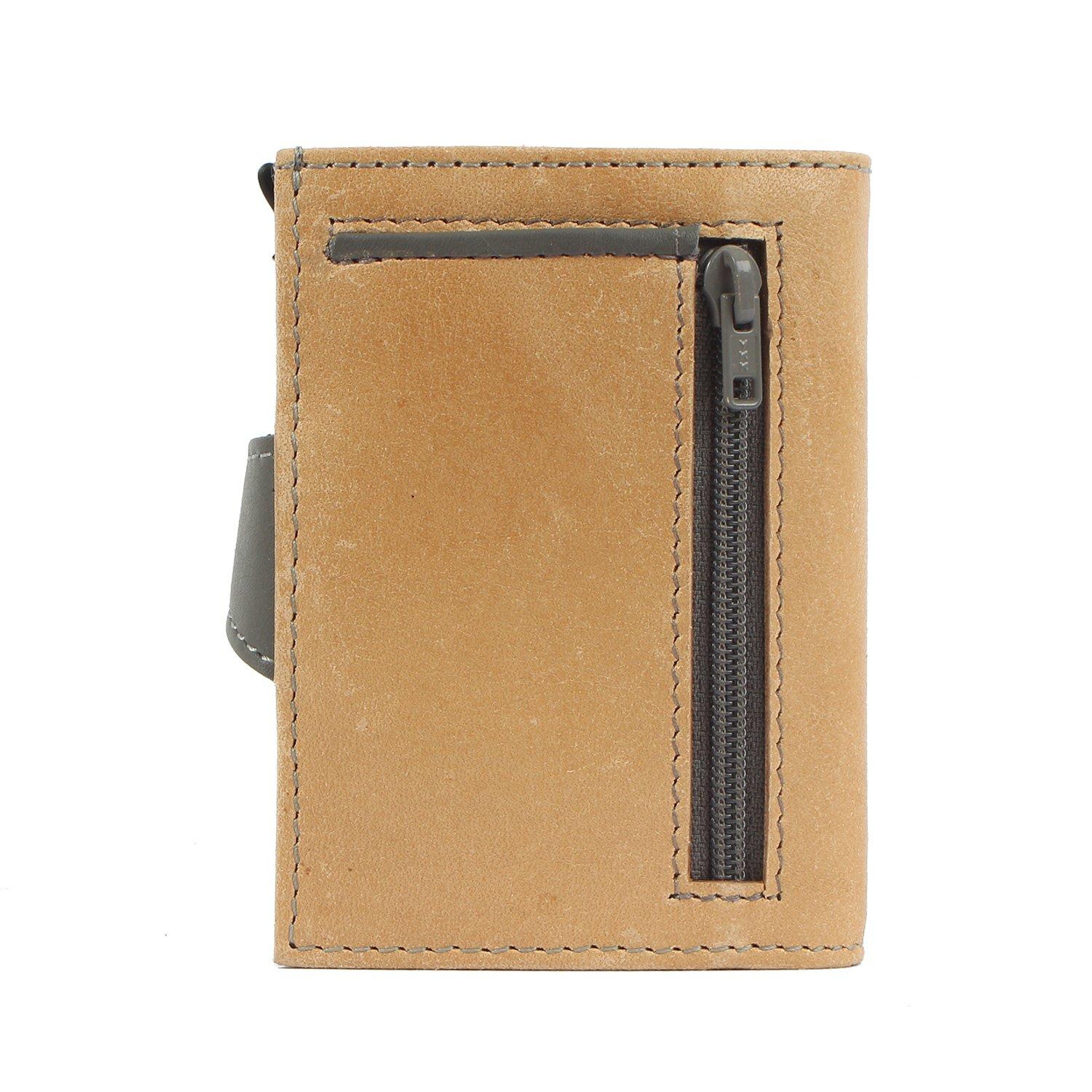 Margelisch Noonyu Double Leather Natural Mini Portefeuille  