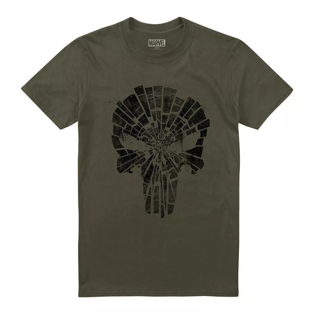 The Punisher - TShirt, für Herren, Militärgrün, Größe M