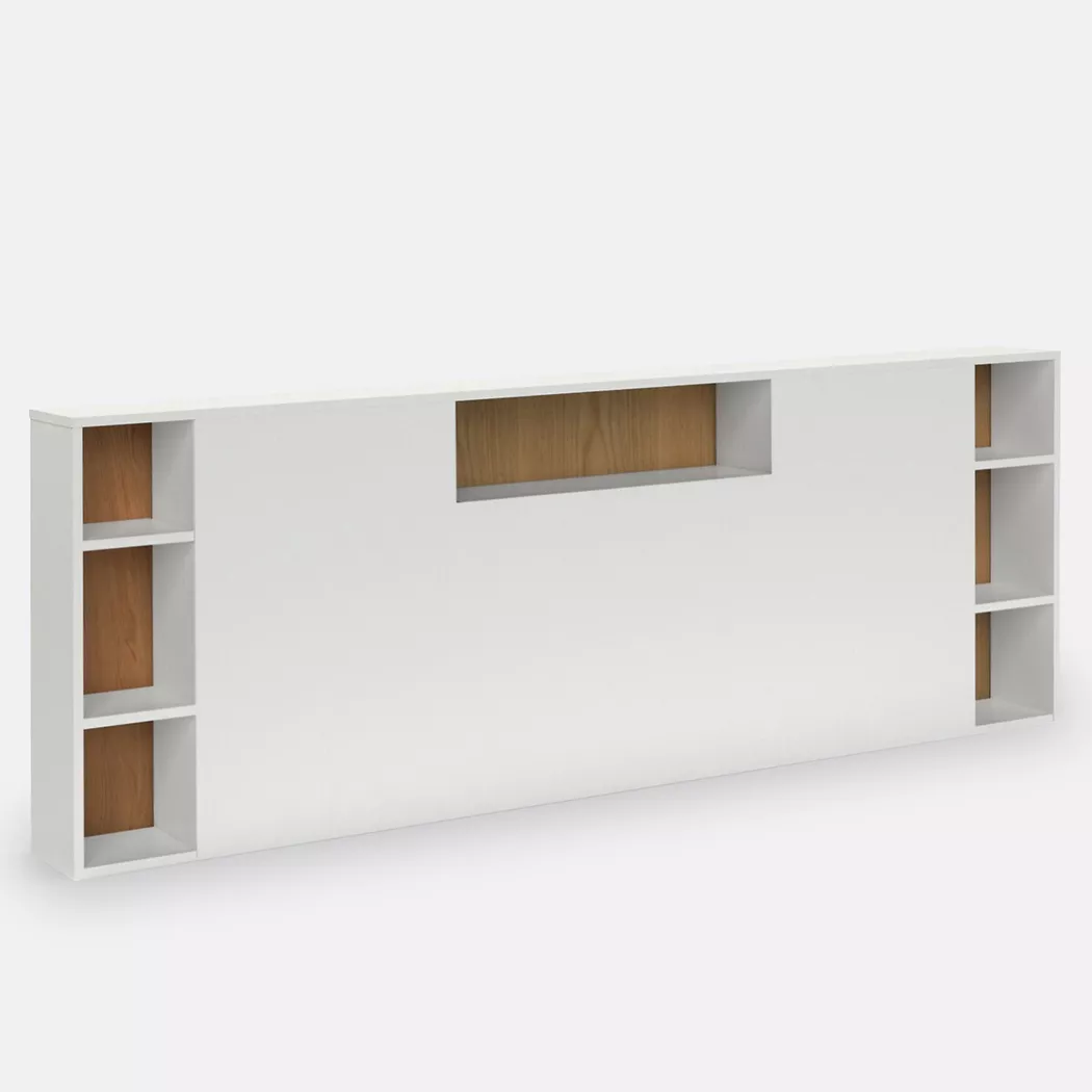 La Redoute Intérieurs - XL-Kopfteil BIFACE mit Fächern, 160 cm, Weiss