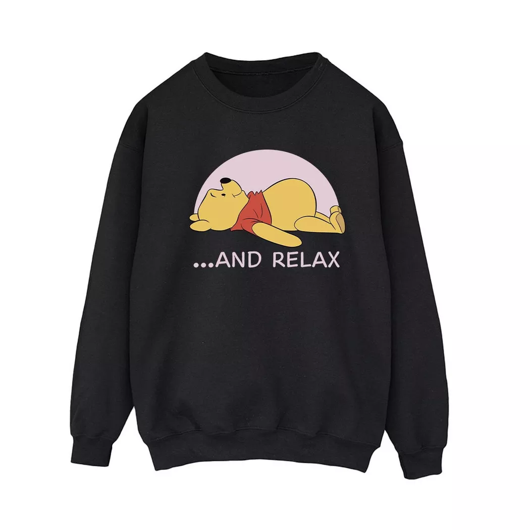 Disney - Relax Sweatshirt, für Damen, Schwarz, Größe S