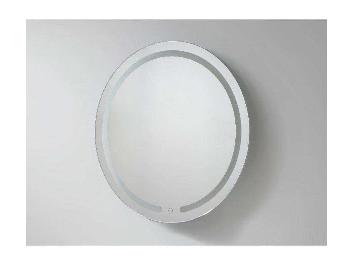 Vente-unique Miroir de salle de bain lumineux rond à  leds NEREA  