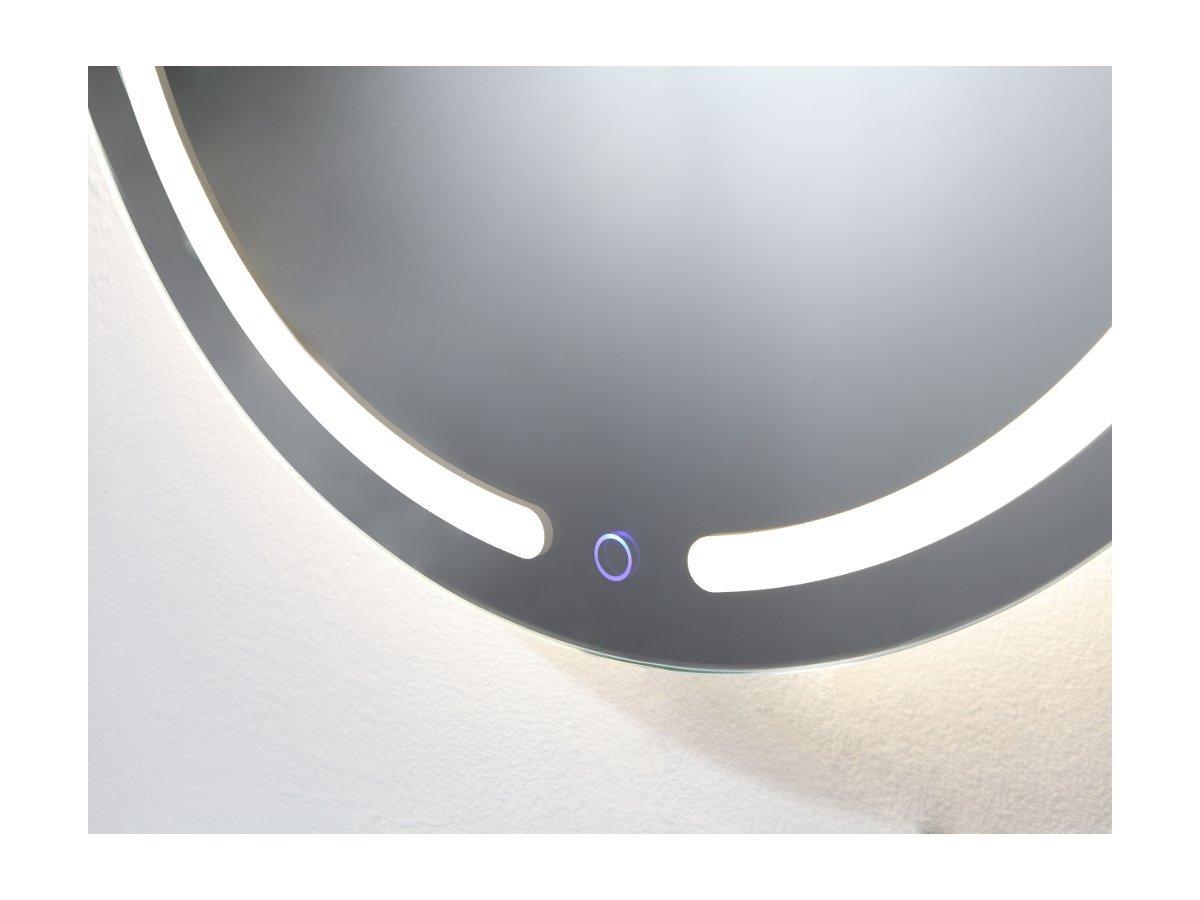 Vente-unique Miroir de salle de bain lumineux rond à  leds NEREA  