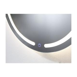 Vente-unique Miroir de salle de bain lumineux rond à  leds NEREA  