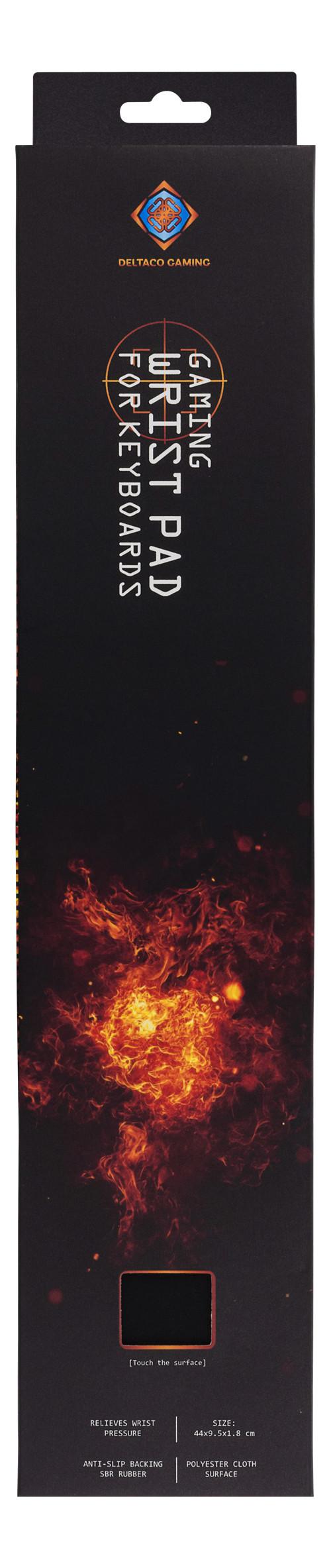 DELTACO GAMING  Poggiapolsi per tastiera da gioco Deltaco - Nero 