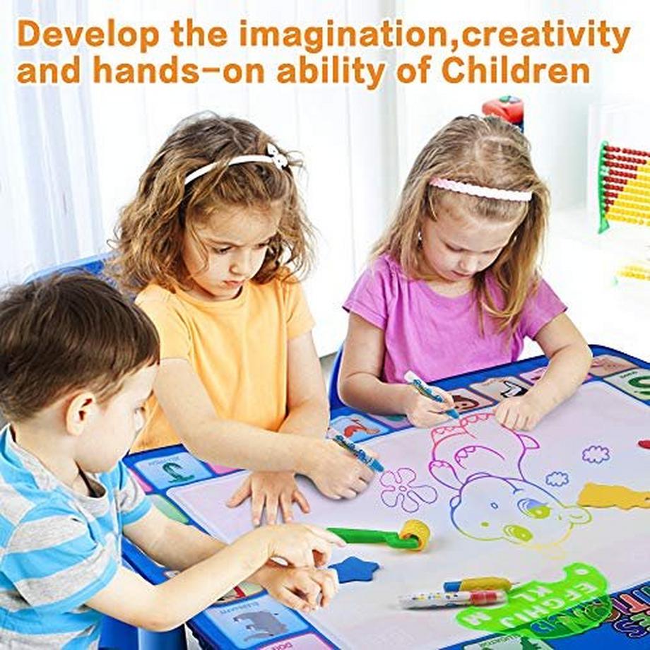 Activity-board  Wasser Doodle Matte Aqua Magie Doodle Malerei Matte 100 * 78cm XL Aqua Zeichnung Malerei Matte, 